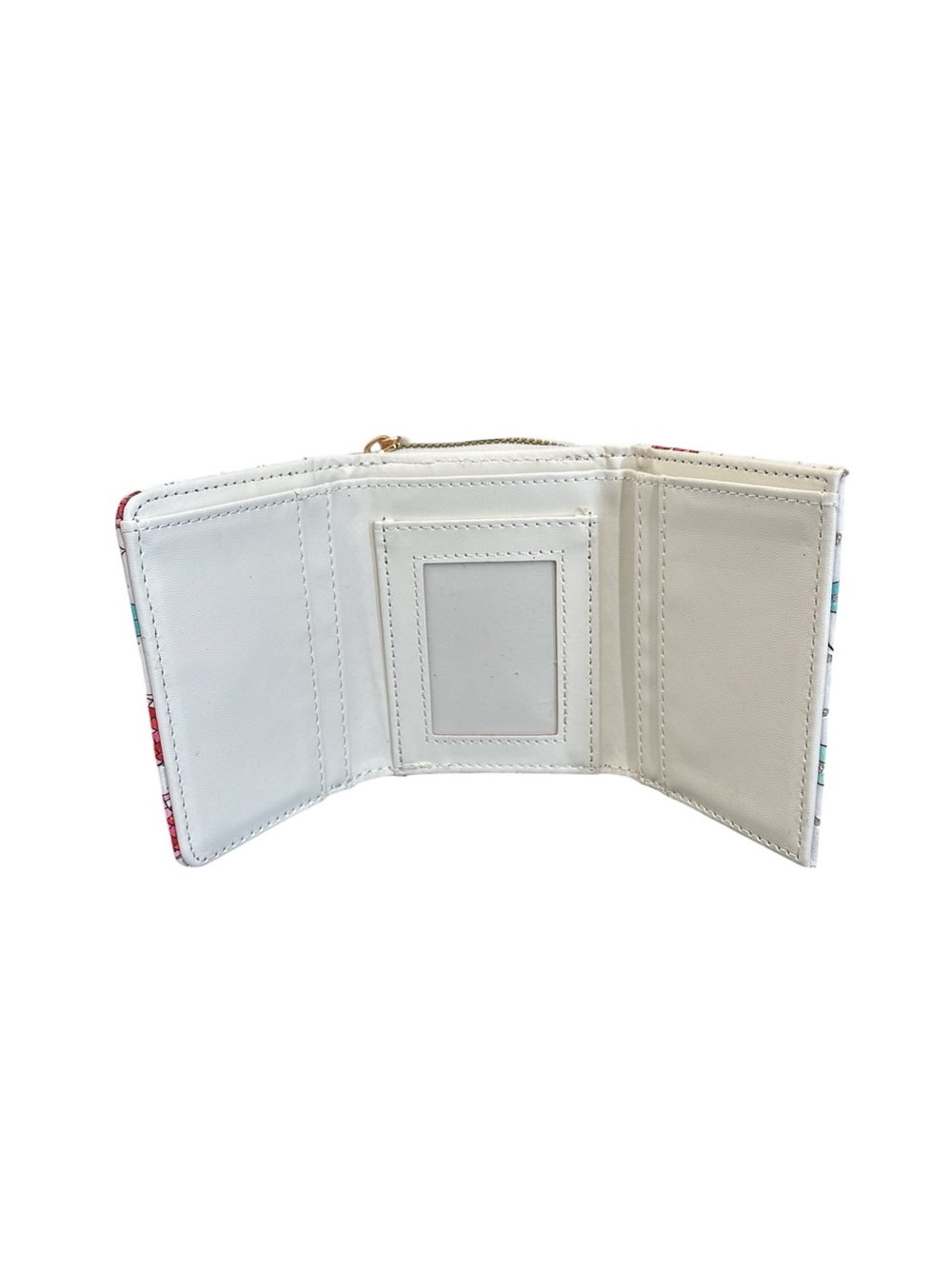 White Disco Cherry Wallet with Coin Pouch NWT - Picture 2 of 5